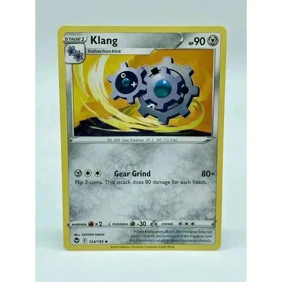 Klang 124/195 Silver Tempest Uncommon Non Holo Pokemon‎ TCG Mint Unplayed - Picture 1 of 6